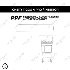 PPF Feynlab Interior para Chery Tiggo 4 Pro 2025