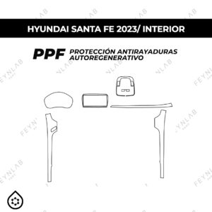 PPF Feynlab Interior para Hyundai Santa Fe 2023