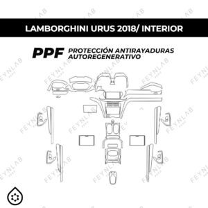 PPF Feynlab Interior para Lamborghini Urus 2018